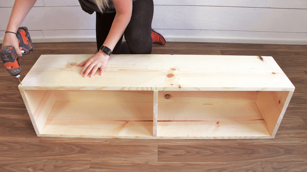 Step 5 - DIY Buffet Table (Farmhouse Style Sideboard)