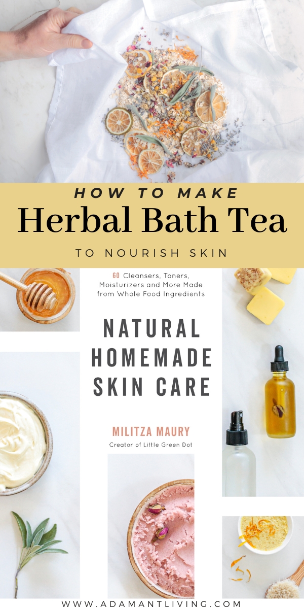 How to Make Herbal Bath Tea