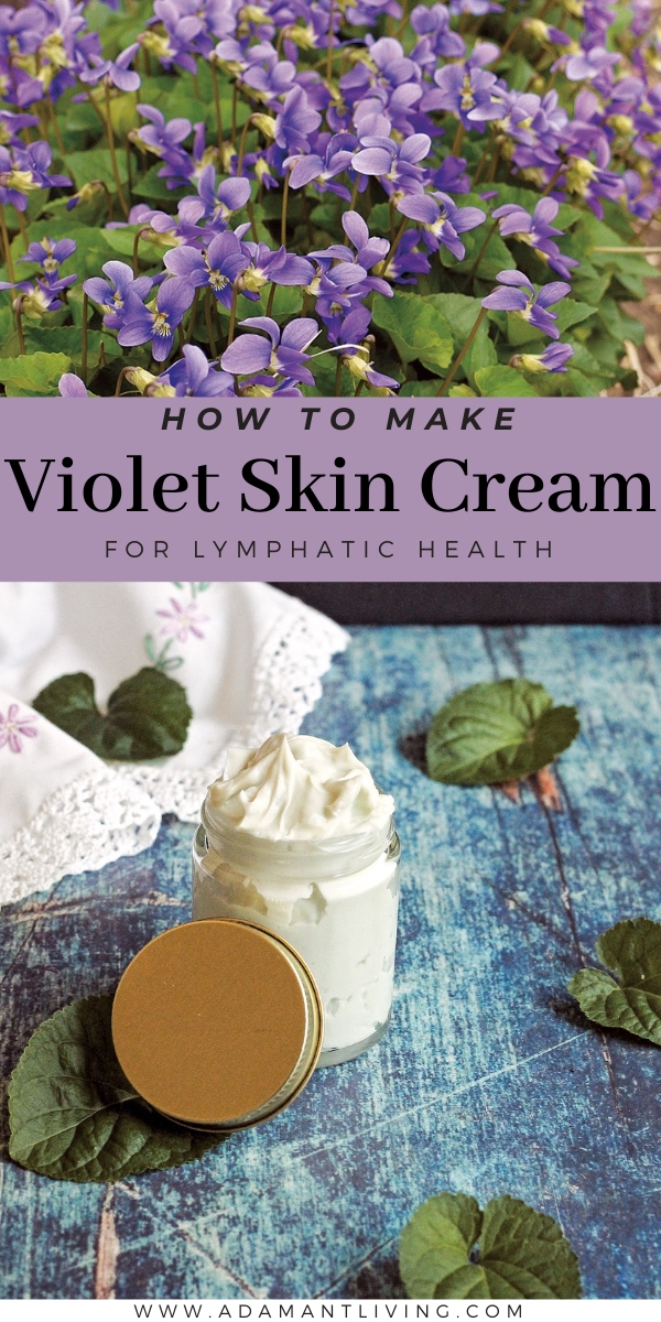 Violet Skin Cream for Lymphatic Health
